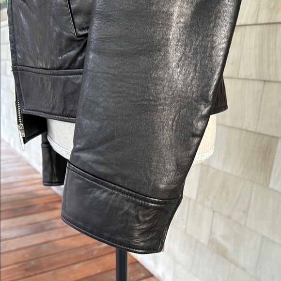 Banana Republic Black Leather Jacket - Picture 5 of 8
